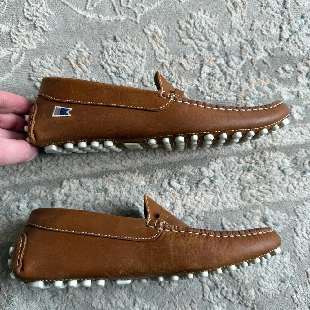 Riomar - The Tan - Deck Driver Leather Loafs - Size 7